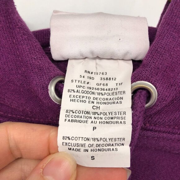Champion Reverse Weave  script purple pullover hoodie women’s small - Picture 7 of 15